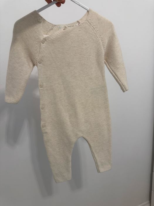 Salopeta si pulover Zara mas 68, 3/6 luni