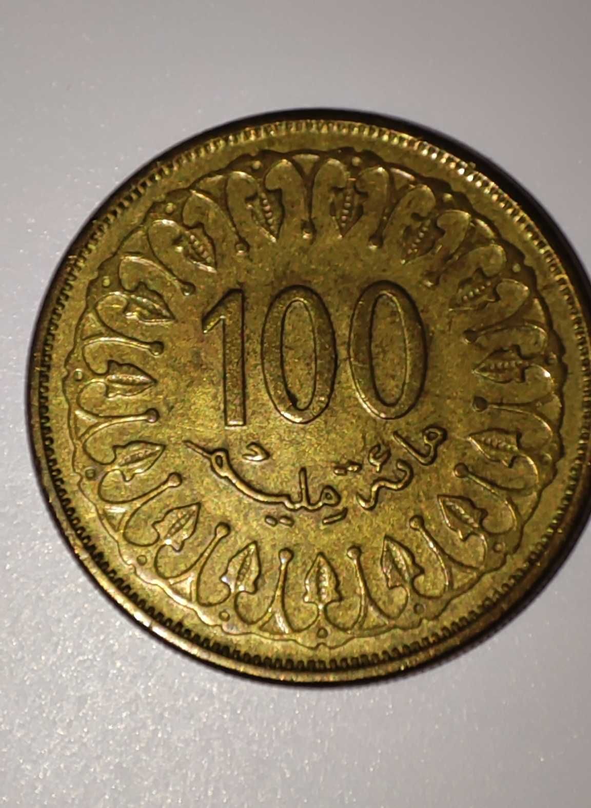 Tunisia 20/50/100 Milliemes 1997 (1418)