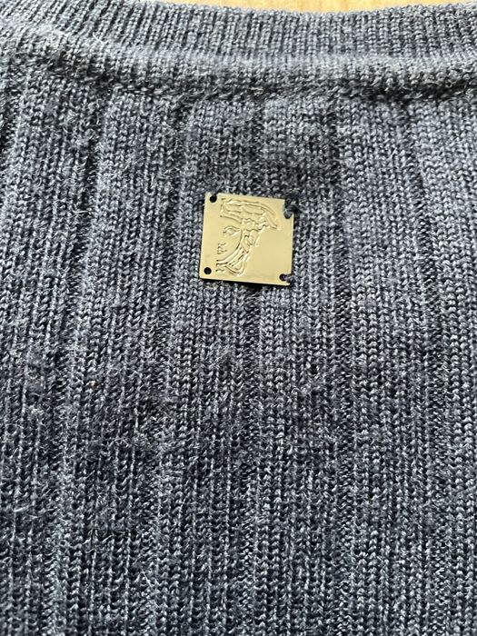 VERSACE / мъжка вълнена блуза/фланела S