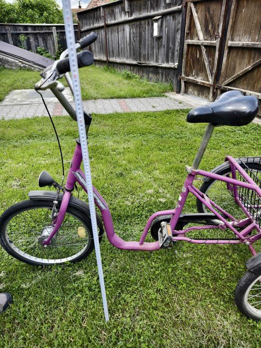 Tricicleta, bicicleta pentru bătrâni, persoane cu handicap
