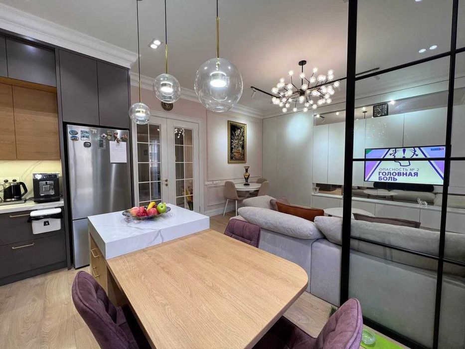 (Ц-2) АЛАЙСКИЙ 3-комнат 110 кв.м ЭЛИТНЫЙ ГАБУС! Всё включено ЗВОНИТЕ!