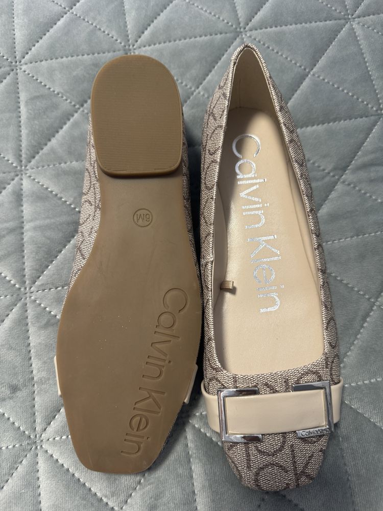 Pantofi, balerini, Calvin Klein, marimea 36.5, NOI