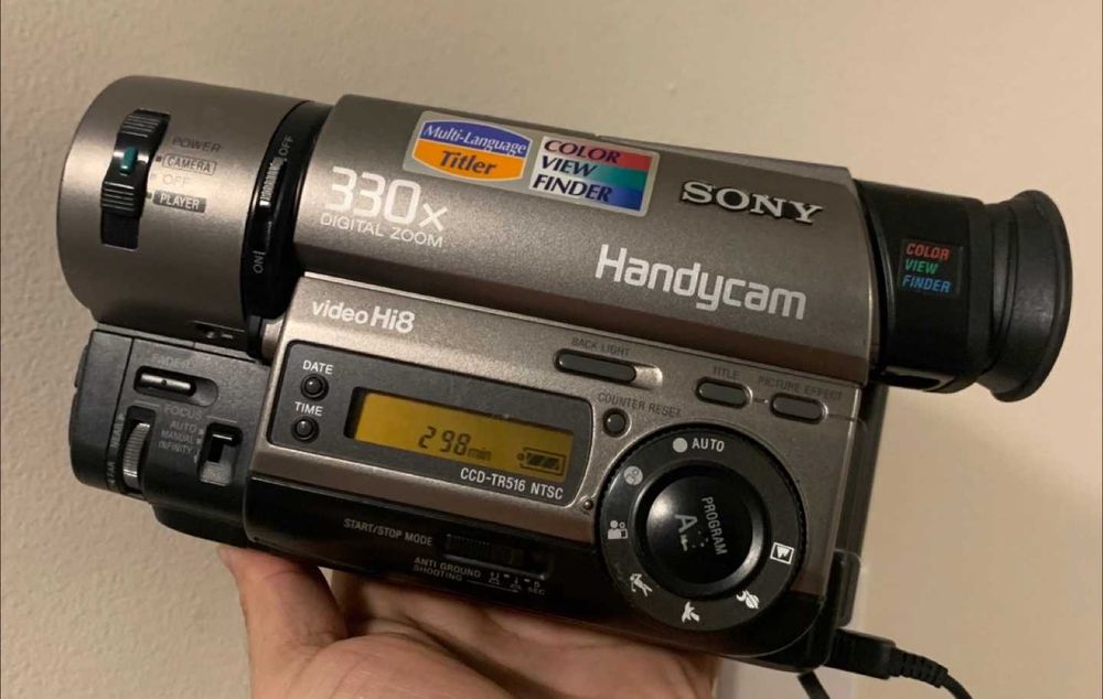 SONY HANDYCAM HI8 8mm Video Camera