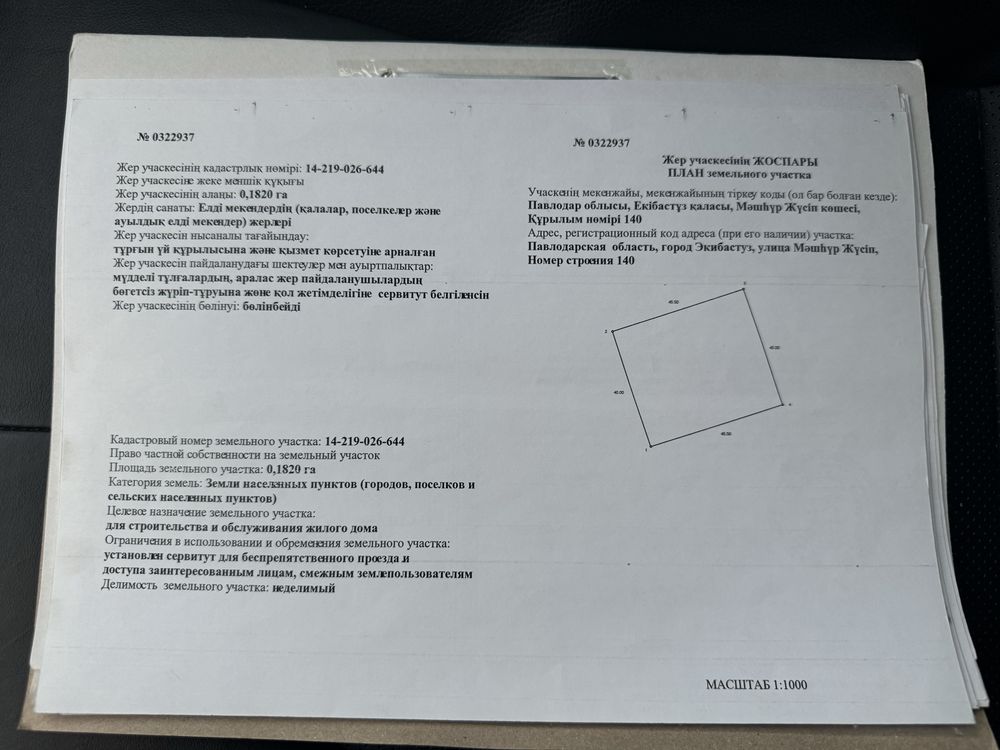 Продам землю 0,182 га