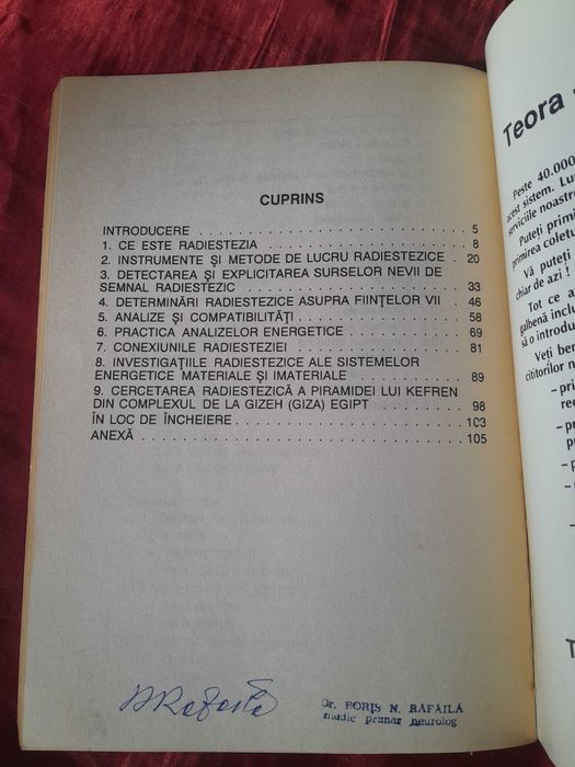 RARA, Radiestezia - Dumitru Hristenco CARTE DE COLECTIE 1995