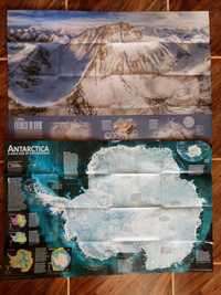 Карты постеры Антарктида и Эверест от National Geographic