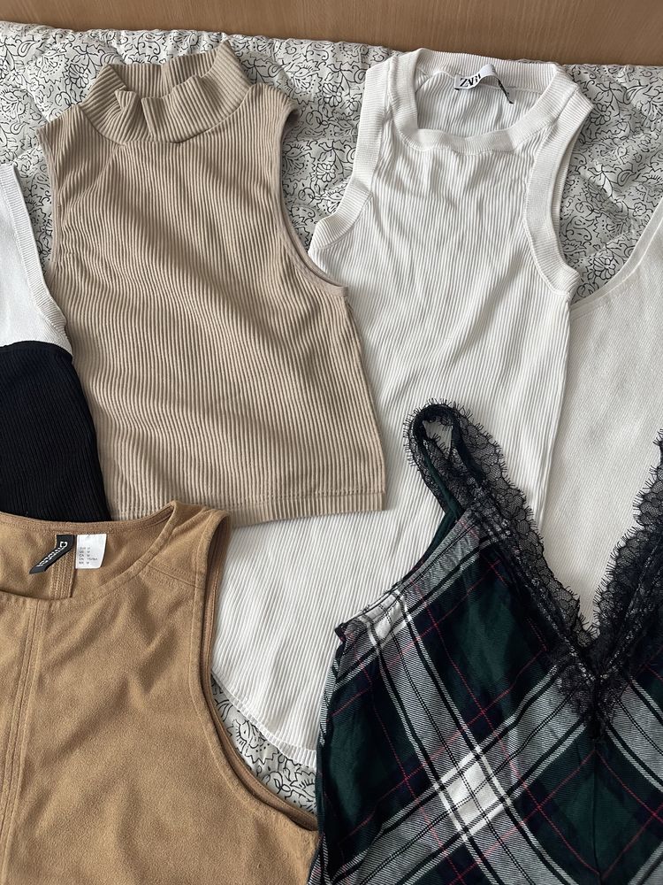 Потници/ топ Zara, Mango, H&M, Mohito, Reserved, Stradivarius, Bershka
