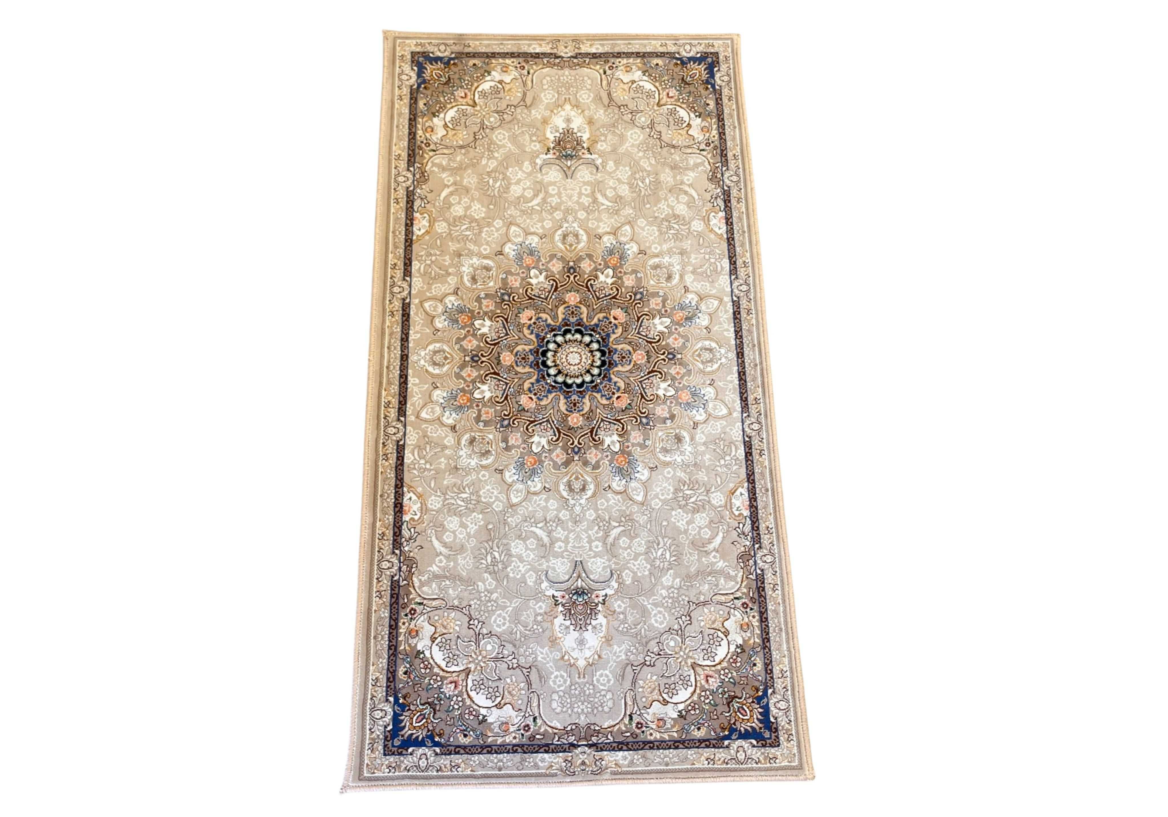 нов килим , пътека , Модерен дизайн, бежов цвят, 50x100 cm