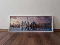 Tablou puzzle panoramic inramat 100 x 37 cm