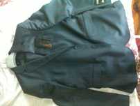 costum negru lana subtire