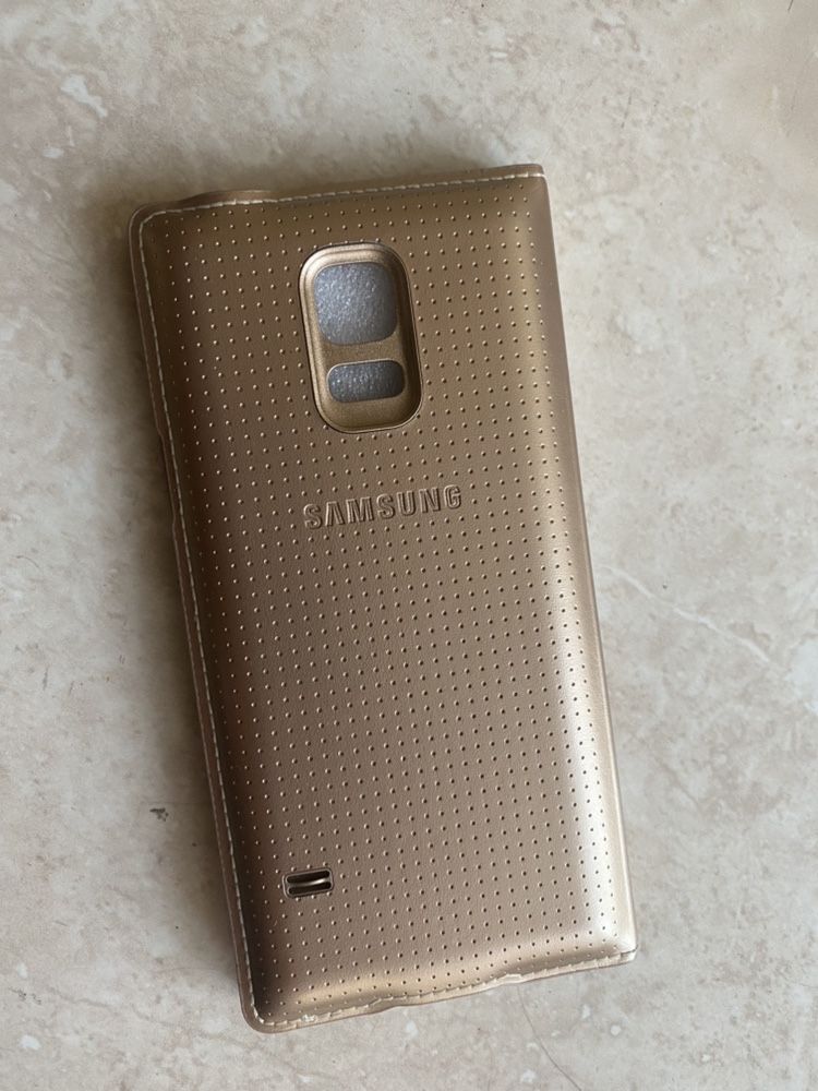 Husa S View Cover Samsung Galaxy S5 mini albe,gold,negru noi noute ori