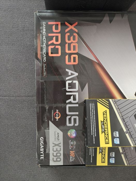 AMD Threadripper 1950X+Aorus tr4 x399+ 32 GbDdr4+Noctua CPU cooler