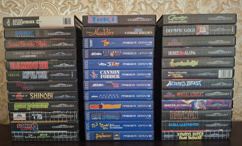 Игры картриджи Sega Genesis Mega Drive