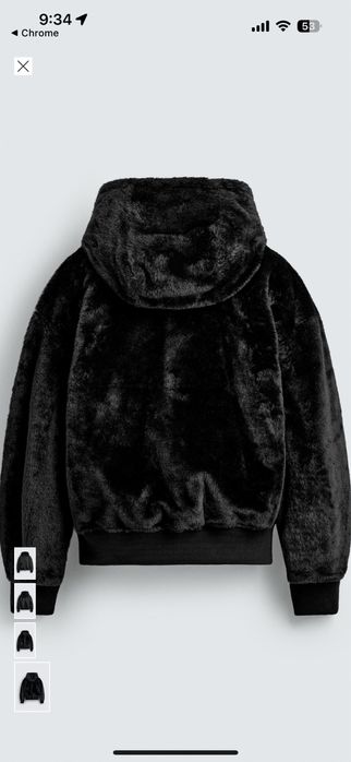 Zara мъжко двулицево зимно яке Л