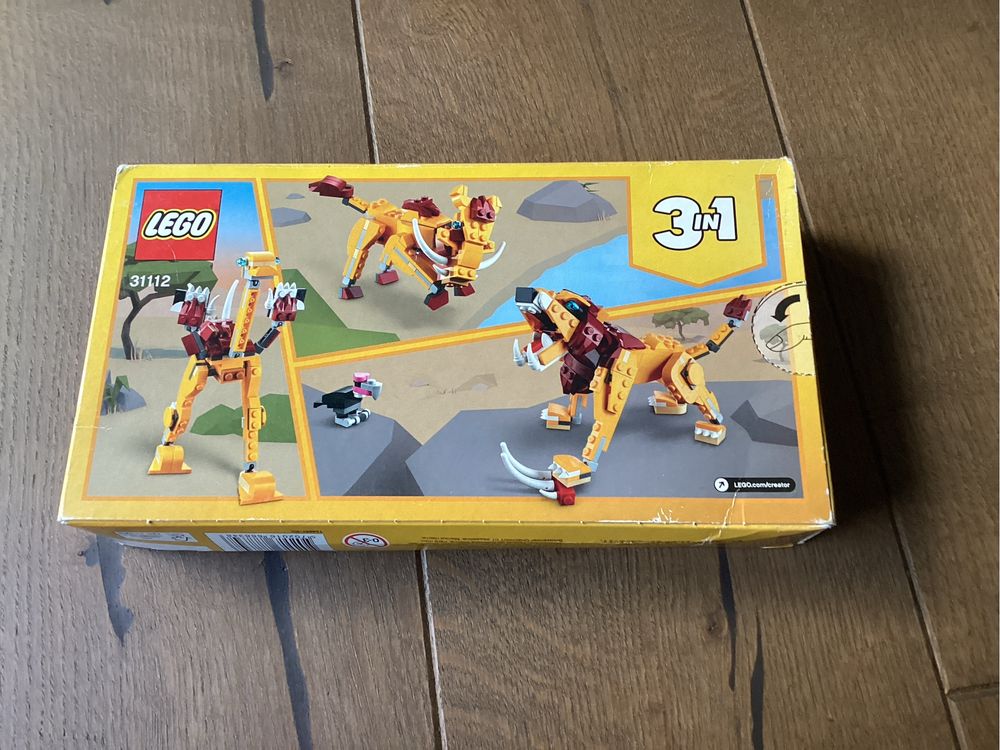 Lego creator 3 in 1 leu mistreț struț 31112