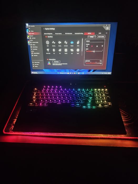 Laptop gaming Asus Rog Strix g17/ryzen 9/rtx3070ti/32gb RAM/2k/+cadou