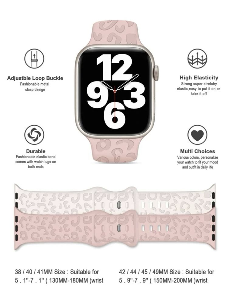 Силиконова каишка за apple watch
