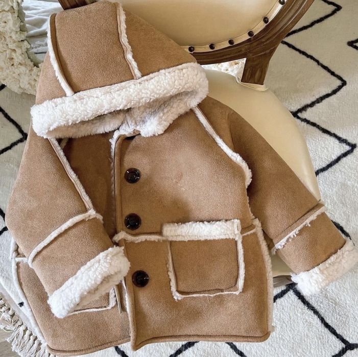 Детская зимняя куртка (дублёнка)