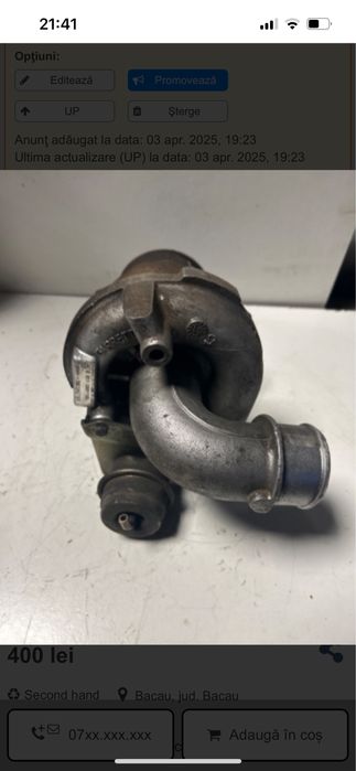 Turbina mercedes vito w638 2.2 cdi A6110961199