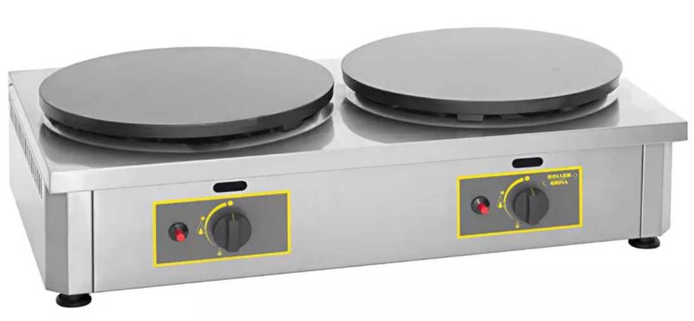 Plita Clatite uriase dubla pe gaz 2x40cm din Fonta NOUA