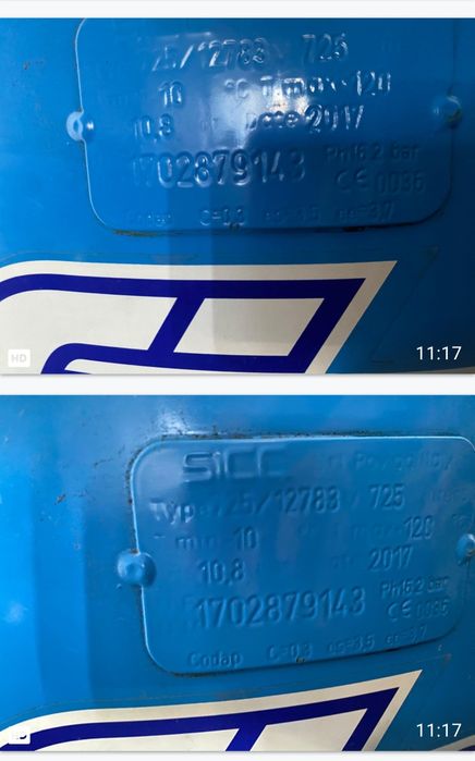 Butelie aer  720litri