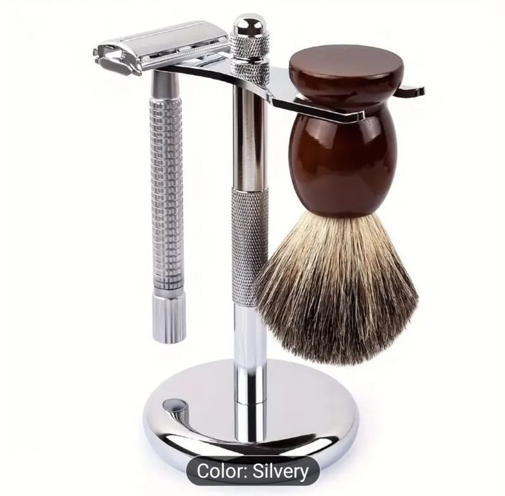Suport aparat de ras. Safety razor stand bărbierit. Cadou