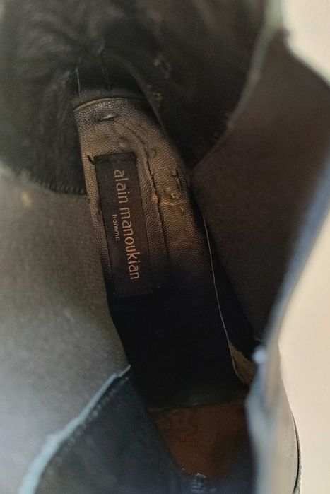 Ghete chelsea 42 lucrate manual Alain Manoukian piele naturala moale