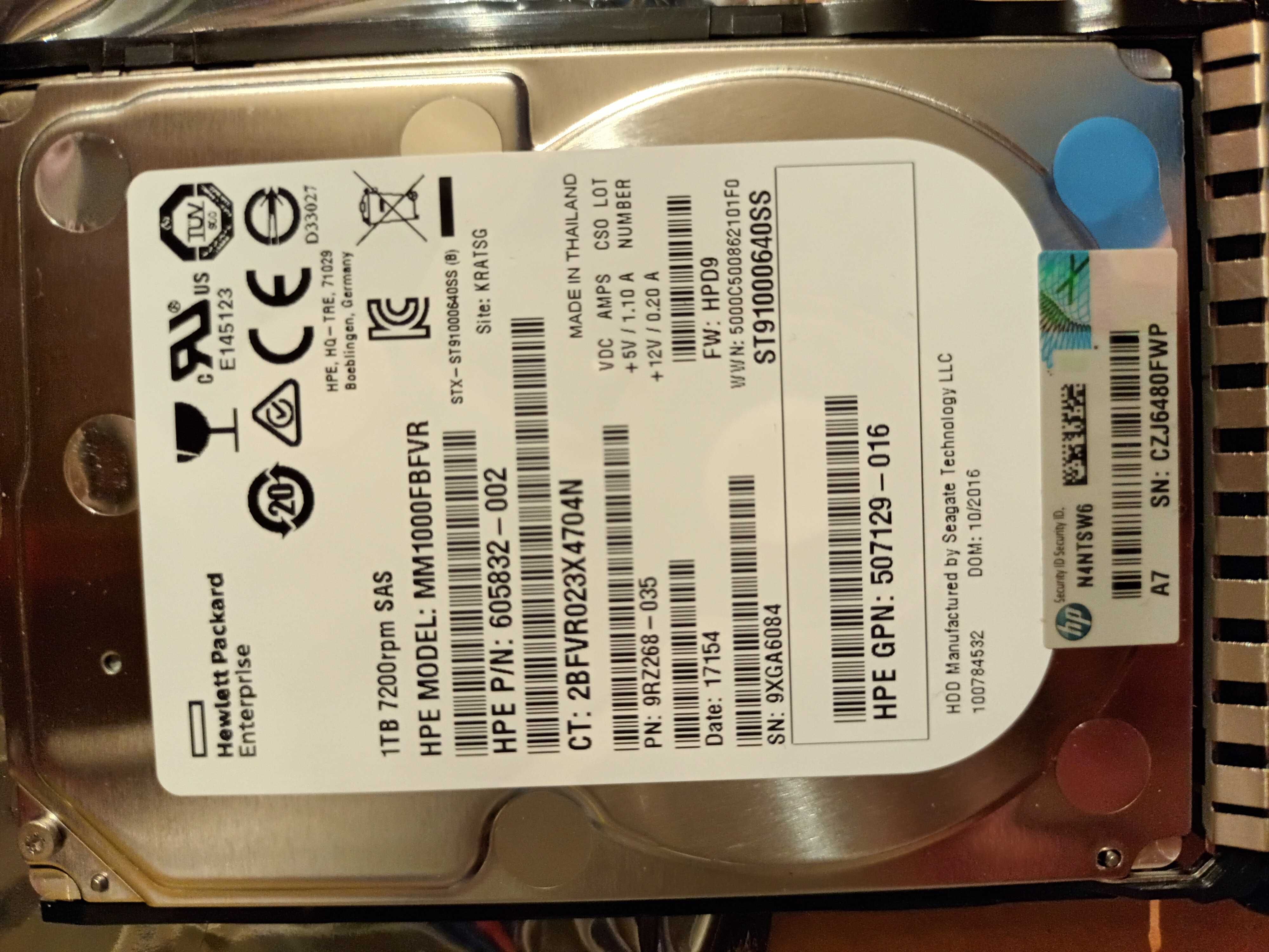 Vand HDD SAS Sata 1 TB