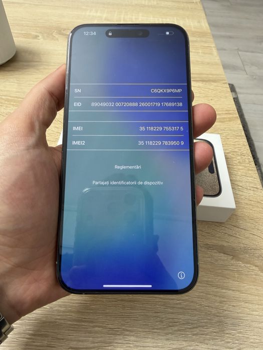 Iphone 15 pro max 512gb 85%Baterie Neverloked