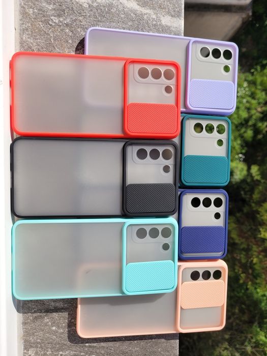 Husa silicon cu protecție camera compatibil Samsung S21 ; S21 Plus ; S