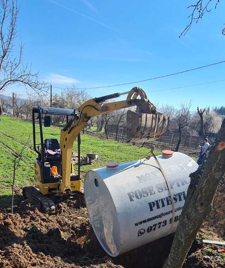 Montaj Fose Septice Ecologice Tricamerale - Brănești