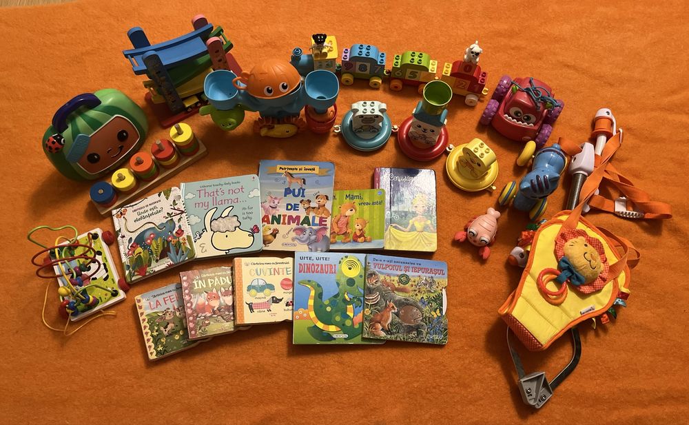 Jucarii de copii: tren, rampa