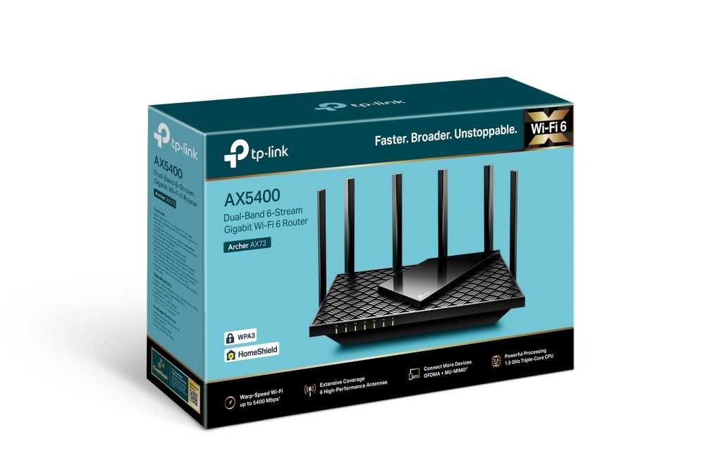 Wi-Fi роутер TP-Link  	Archer AX72 AX5400