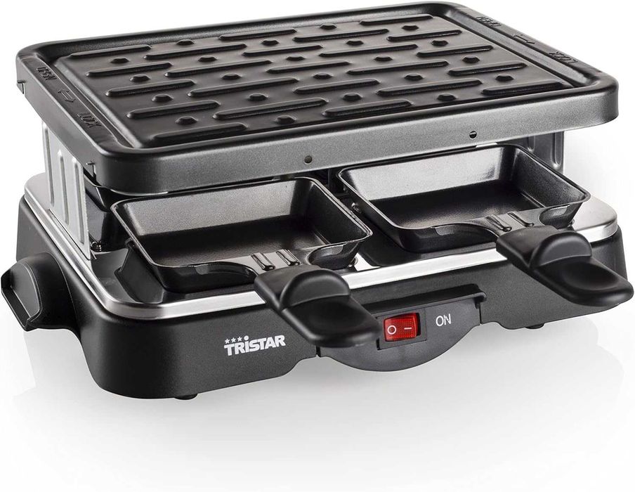 Ел. скара Tristar Raclette RA2949, 500W, 4 Шпатули, 22x17.5см, Раклет