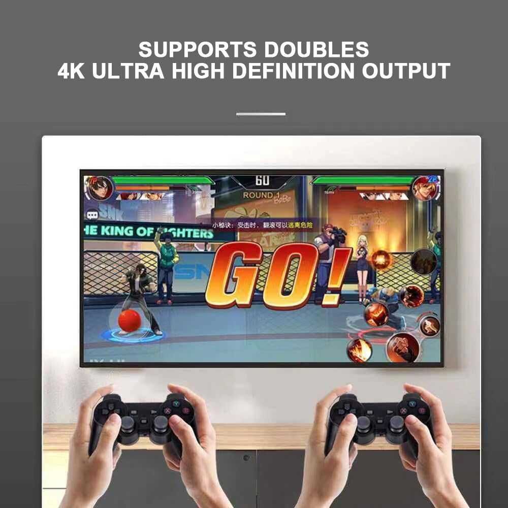 Конзола M8 Pro Android TV + 2 контролера и дистанционно, 10000+ игри
