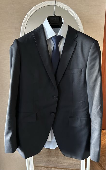 Мужской костюм Glasman + рубашка и галстук