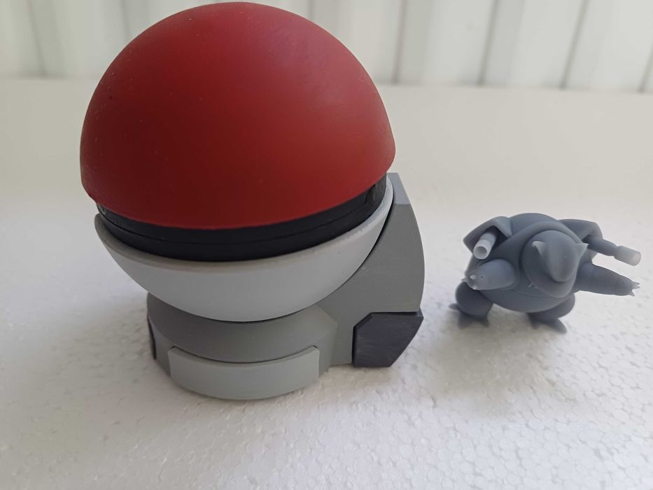 Poke Ball, Printat 3d cu rasina, Pokemon