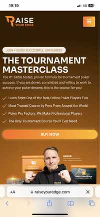 Poker tournament masterclass by Bencb