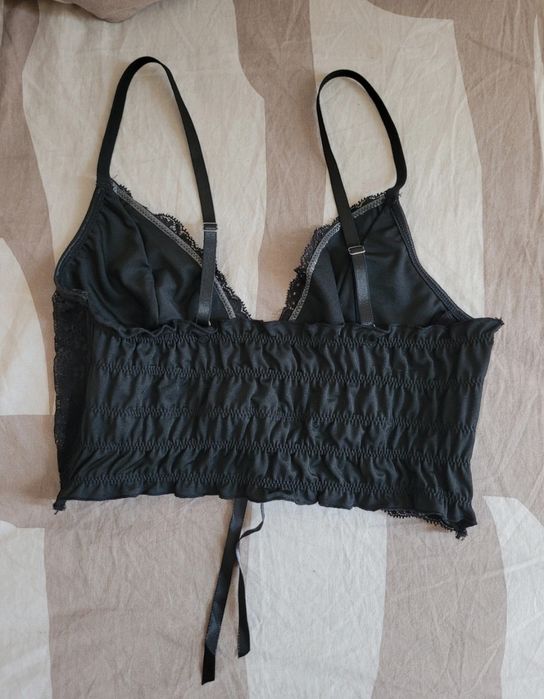 Top de tip corset cu dantela