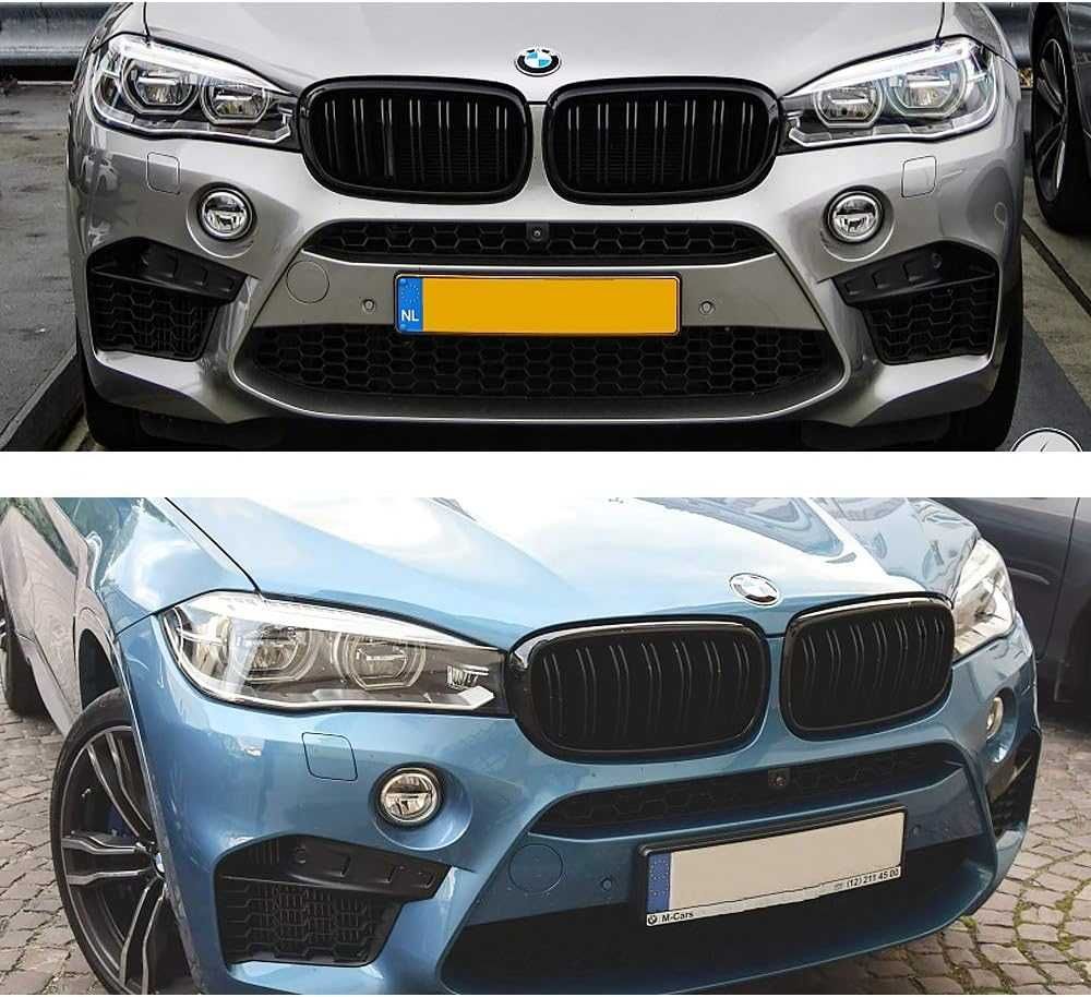 Бъбреци Решетки за BMW F15 F16, БМВ X5 X6 Двойни Черен Гланц