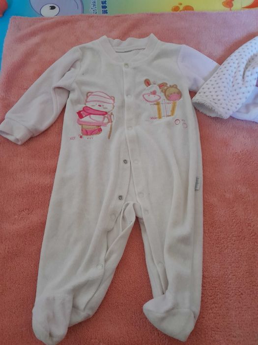 Плюшен Ромпър/гащеризон и Комплект  лот за бебе