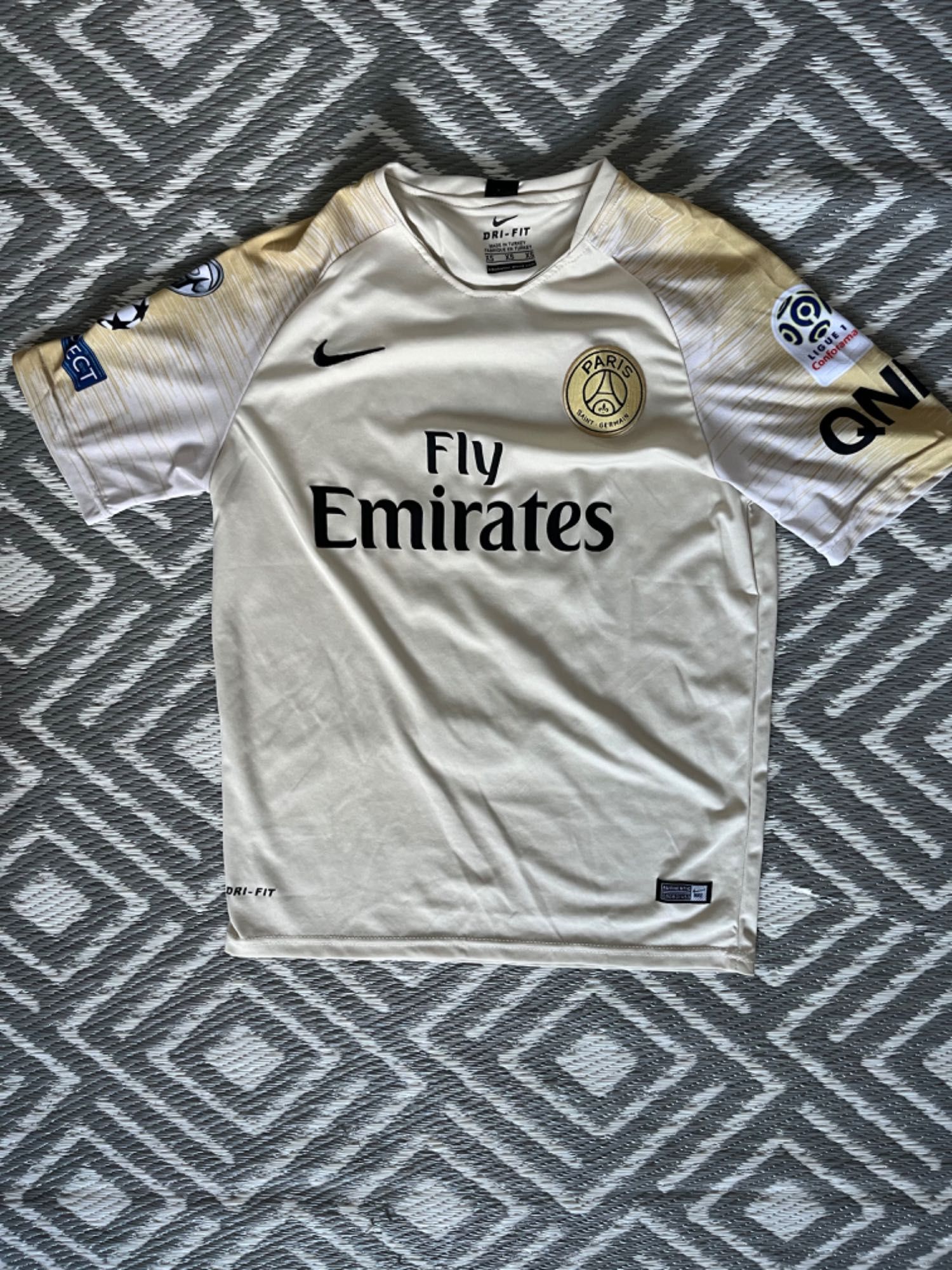 Nike football t-shirt футболна тениска на psg neymar