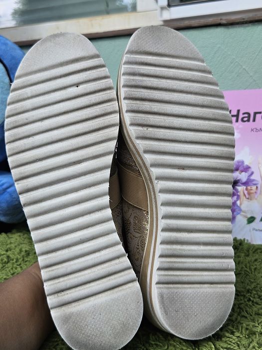 Leone обувки в златисто N38