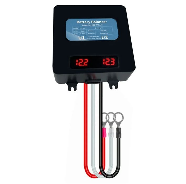 Egalizator baterii 2x12v, 24V, 10A cu afisaj solare fotovoltaice ups