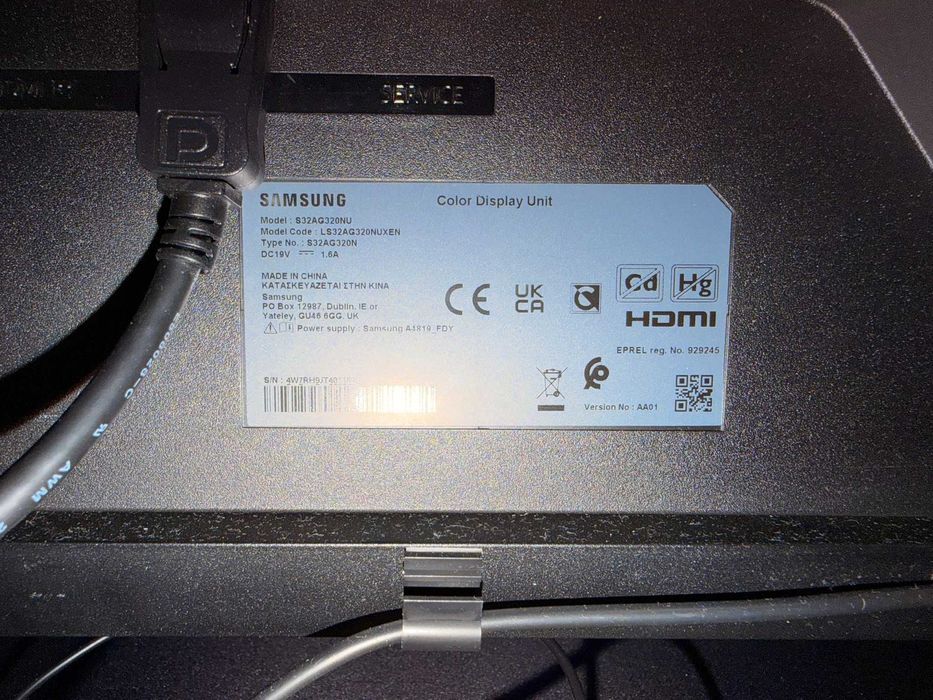 Monitor Samsung 32″ Gaming Odyssey G3 (LS32AG320NUXEN)