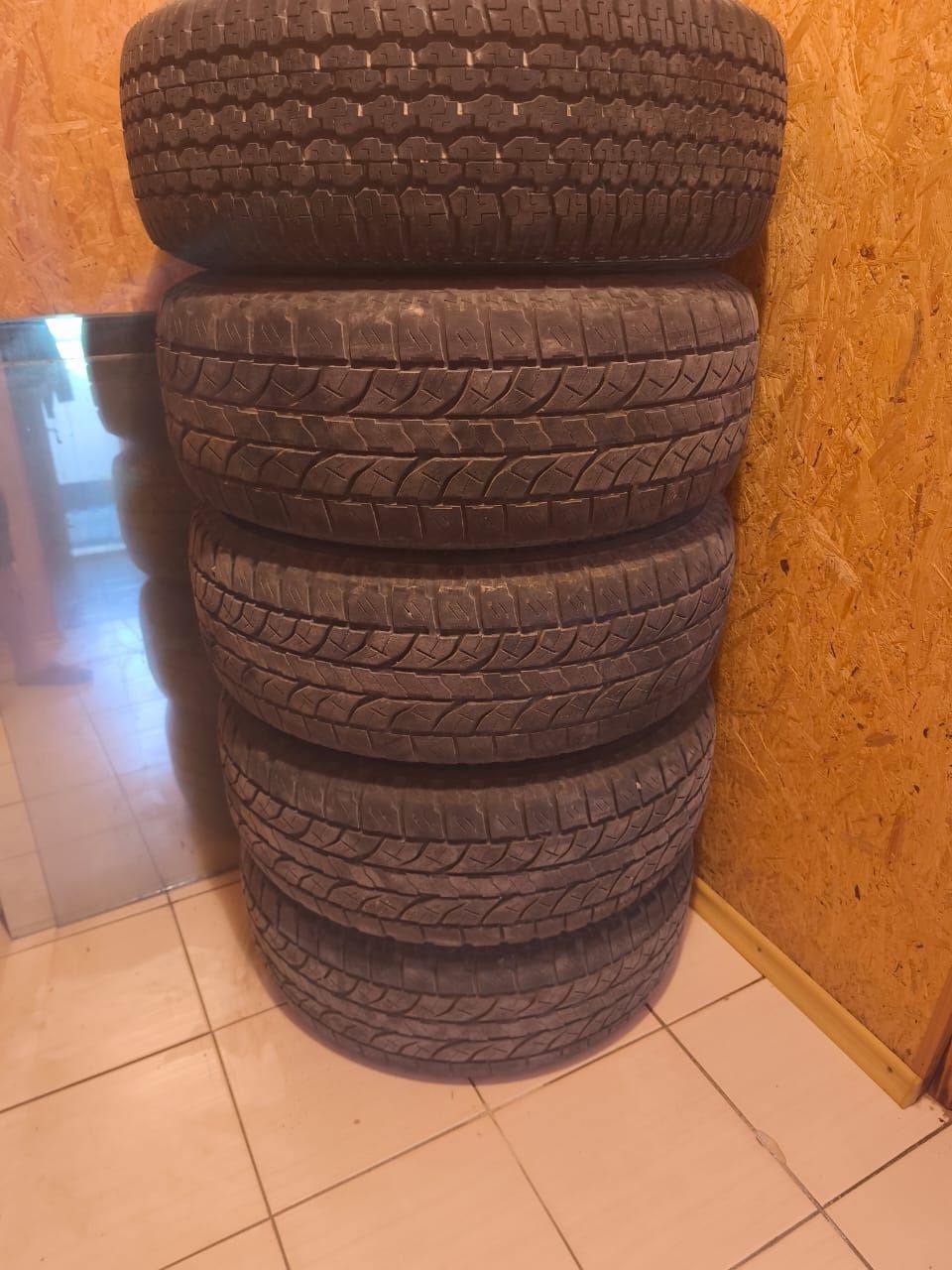 Шины с дисками, 4 шт, 265/70 R15 112Т Yokahama A/