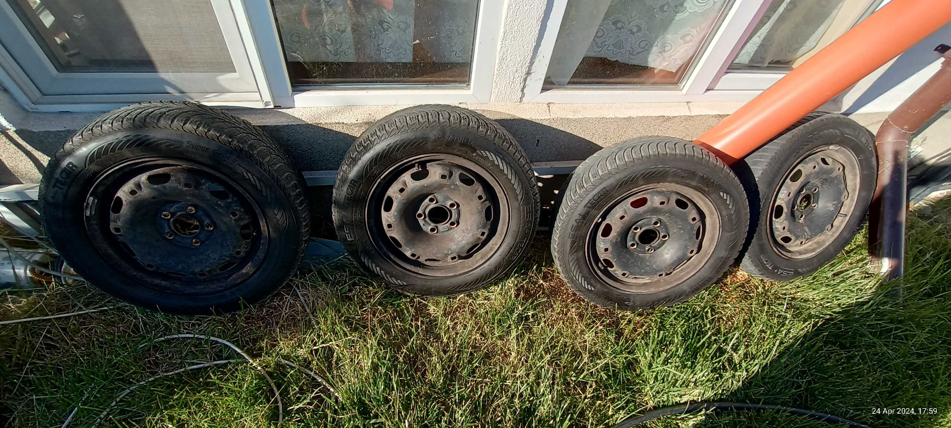 165/70 R14 roți VW-set 4 buc 5x100-Craiova