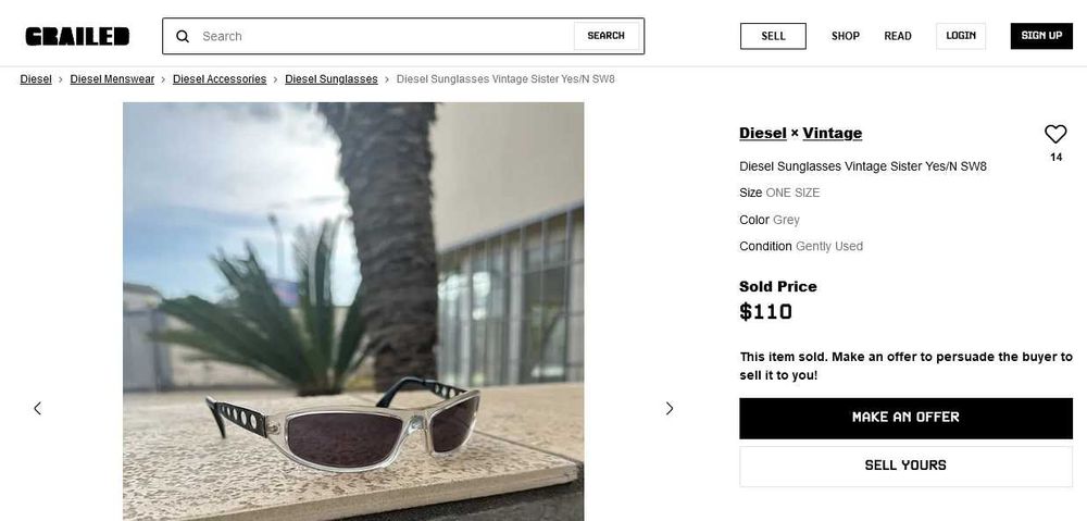 Ochelari de soare  Diesel   - RARISIM