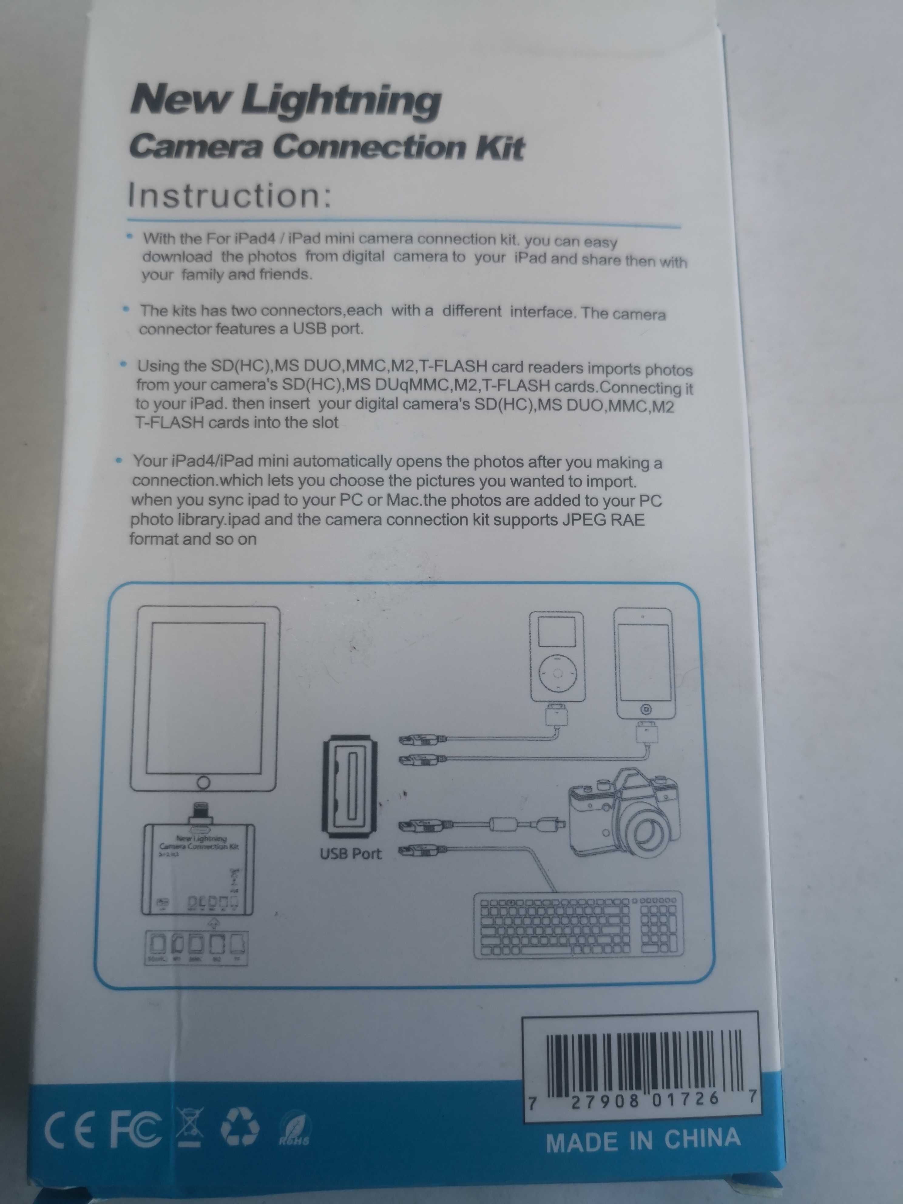 Adaptor otg card reader mufa micro usb sau iphone