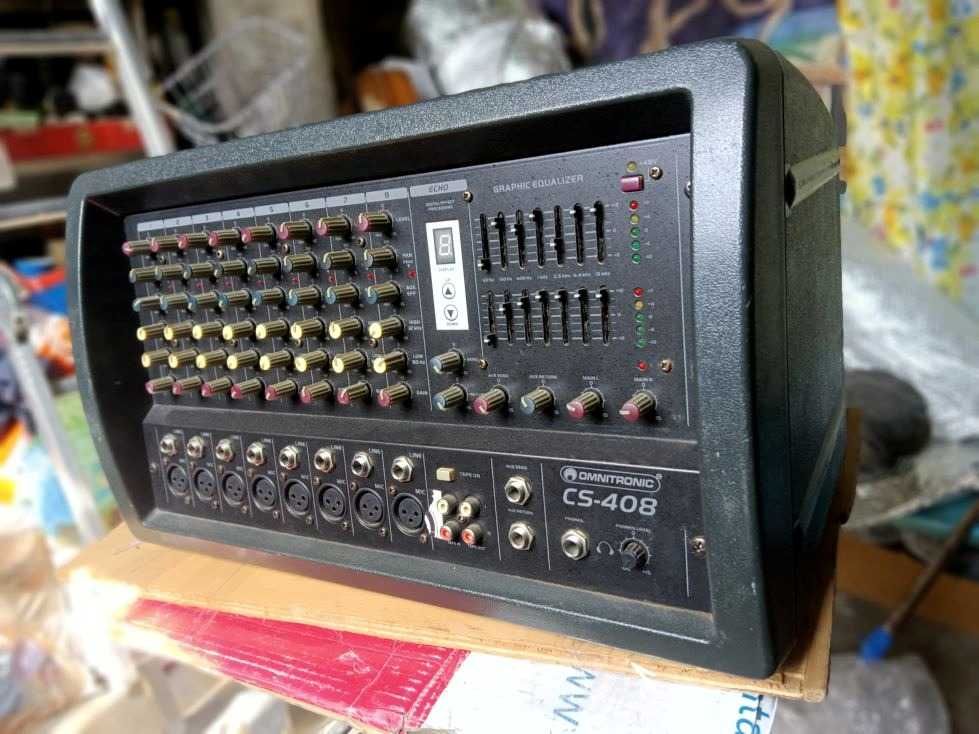 3 в 1 !!!  PowerMixer,  Усилвател + миксер + ефекти. Може с тонколони!